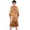 image:imageCity Chic Womens Plus Size Dress  Ezra MaxiNatural Print