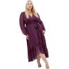 image:imageCity Chic Womens Plus Size Dress  Instinct MaxiSpiced Plum