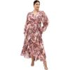 image:imageCity Chic Womens Plus Size Dress  Instinct Print MaxiViper