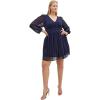 image:imageCity Chic Womens Plus Size Dress  Serina V Neck MiniNavy