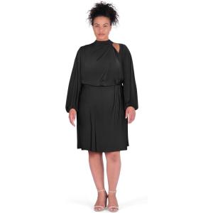 City Chic Womens Cocktail Dress – Aurora Daisy(Black)