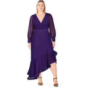 City Chic Womens Cocktail Dress – Gracelyn Maxi(Purple)