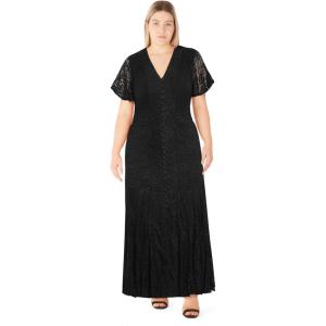 City Chic Womens Cocktail Dress – Lace Margo(Black)