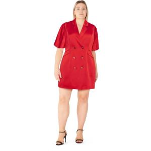 City Chic Womens Cocktail Dress – Lilith Freya(Red)