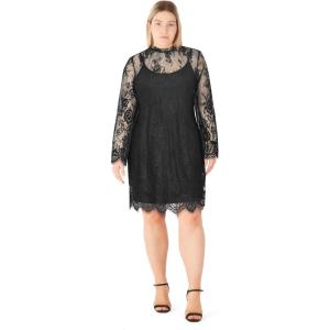 City Chic Womens Cocktail Dress – Zelda Detail(Black)