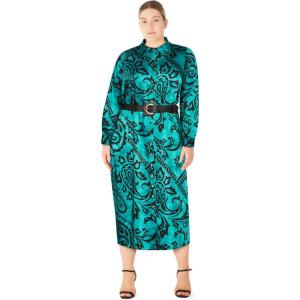 City Chic Womens Dress – Anya(Blue Paisley)