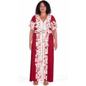 City Chic Womens Dress – Oaklee Maxi(Red)
