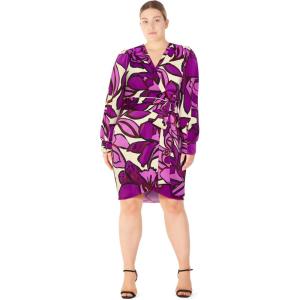 City Chic Womens Dress – Sara Print(Print)