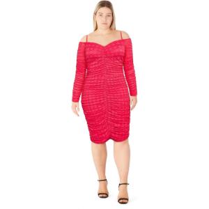 City Chic Women’s Plus Size Cocktail Dress – Esmeralda(Pop Pink)