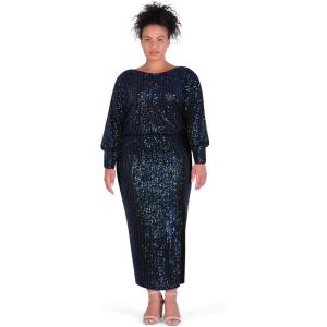 City Chic Women’s Plus Size Cocktail Dress – Galilea(Navy)