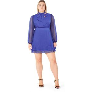 City Chic Women’s Plus Size Cocktail Dress – Kendall(Blue)