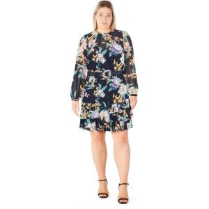 City Chic Women’s Plus Size Cocktail Dress – Lyra Violet(Print)