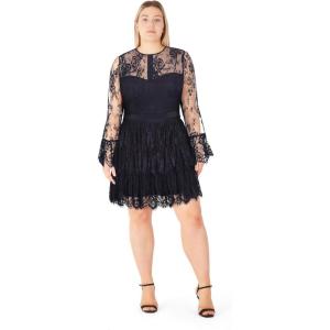City Chic Women’s Plus Size Cocktail Dress – Thea(Navy)