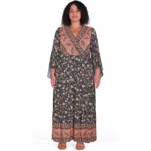 City Chic Women’s Plus Size Dress – Adhara Maxi(Grey)