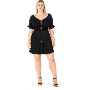 City Chic Women’s Plus Size Dress – Alaya(Black)