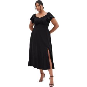 City Chic Women’s Plus Size Dress – Alisia(Black)