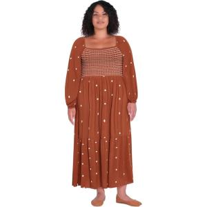 City Chic Women’s Plus Size Dress – Aurora Ophelia(Honey)