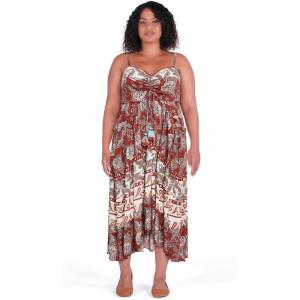 City Chic Women’s Plus Size Dress – Christina Maxi(Paisley)