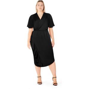 City Chic Women’s Plus Size Dress – Holland(Black)