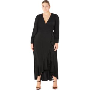City Chic Women’s Plus Size Dress – Marceline Maxi(Black)