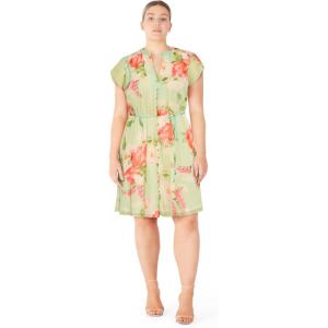 City Chic Women’s Plus Size Dress – Margo Print(Petal Print)