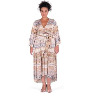 City Chic Women’s Plus Size Dress – Marilyn Maxi(Print)