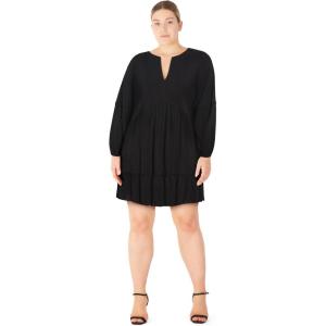 City Chic Women’s Plus Size Dress – Mira Mini(Black)