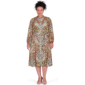 City Chic Women’s Plus Size Dress – Sable Print(Print)