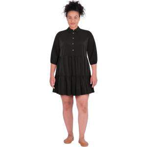 City Chic Women’s Plus Size Dress – Vanessa(Black)