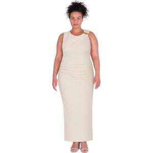City Chic Women’s Plus Size Dress – Zilla(Oat)