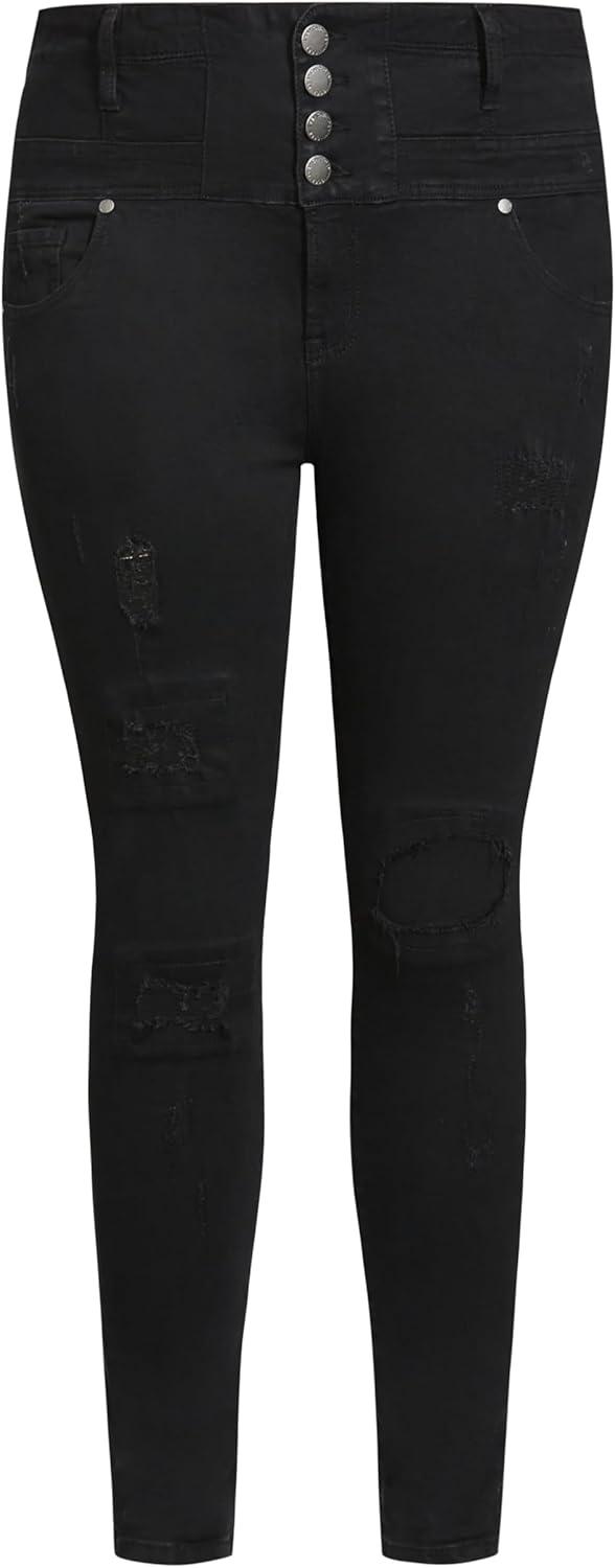 image:imageCITY CHIC Womens Plus Size JeanAsha Patch Corset