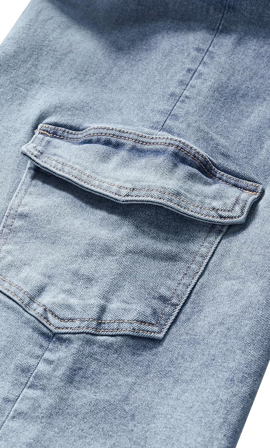image:imageCity Chic Plus Size Jeans Cargo Luna Wide Leg JeanLight Denim