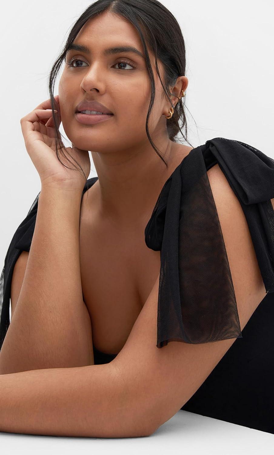 image:imageCity Chic Plus Size Selina Black BodysuitBlack