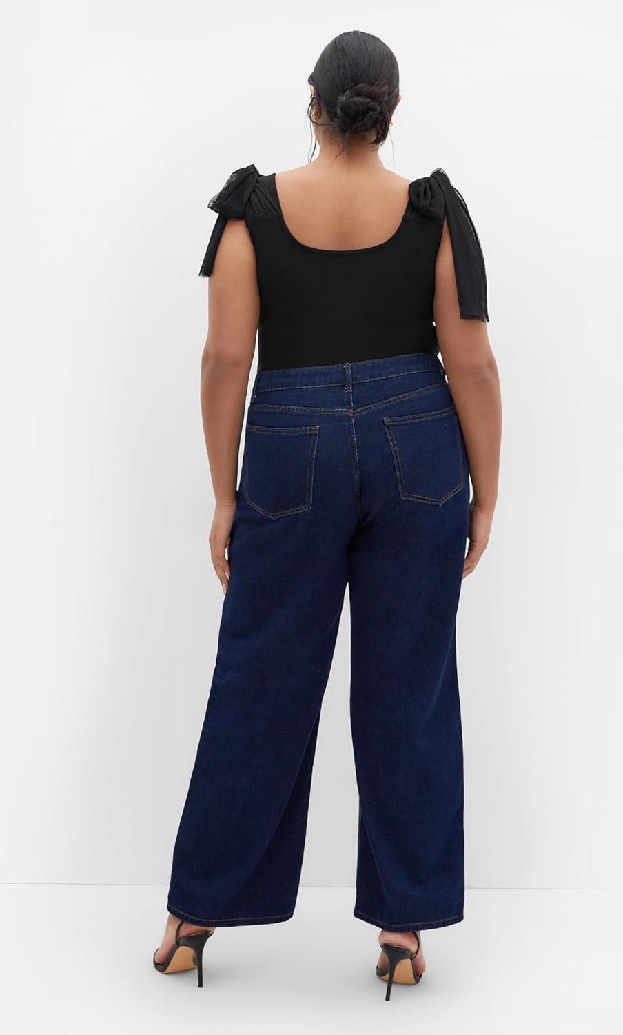 image:imageCity Chic Plus Size Selina Black BodysuitBlack