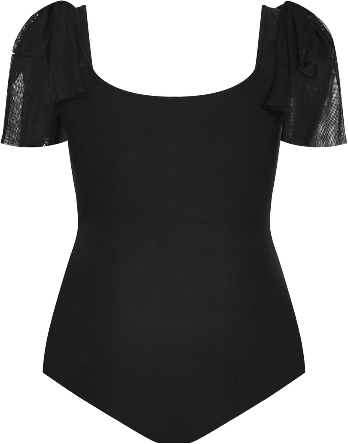 image:imageCity Chic Plus Size Selina Black BodysuitBlack