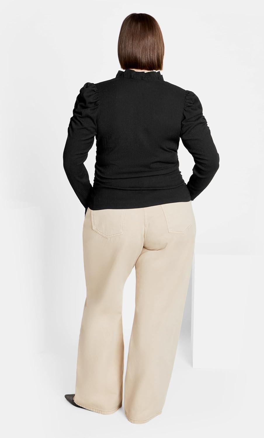 image:imageCity Chic Plus Size Top Anika TopBlack