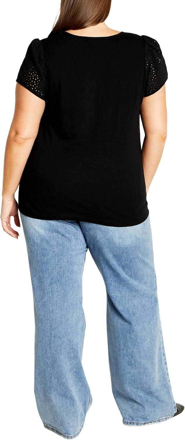 image:imageCity Chic Plus Size Top Linny TopBlack