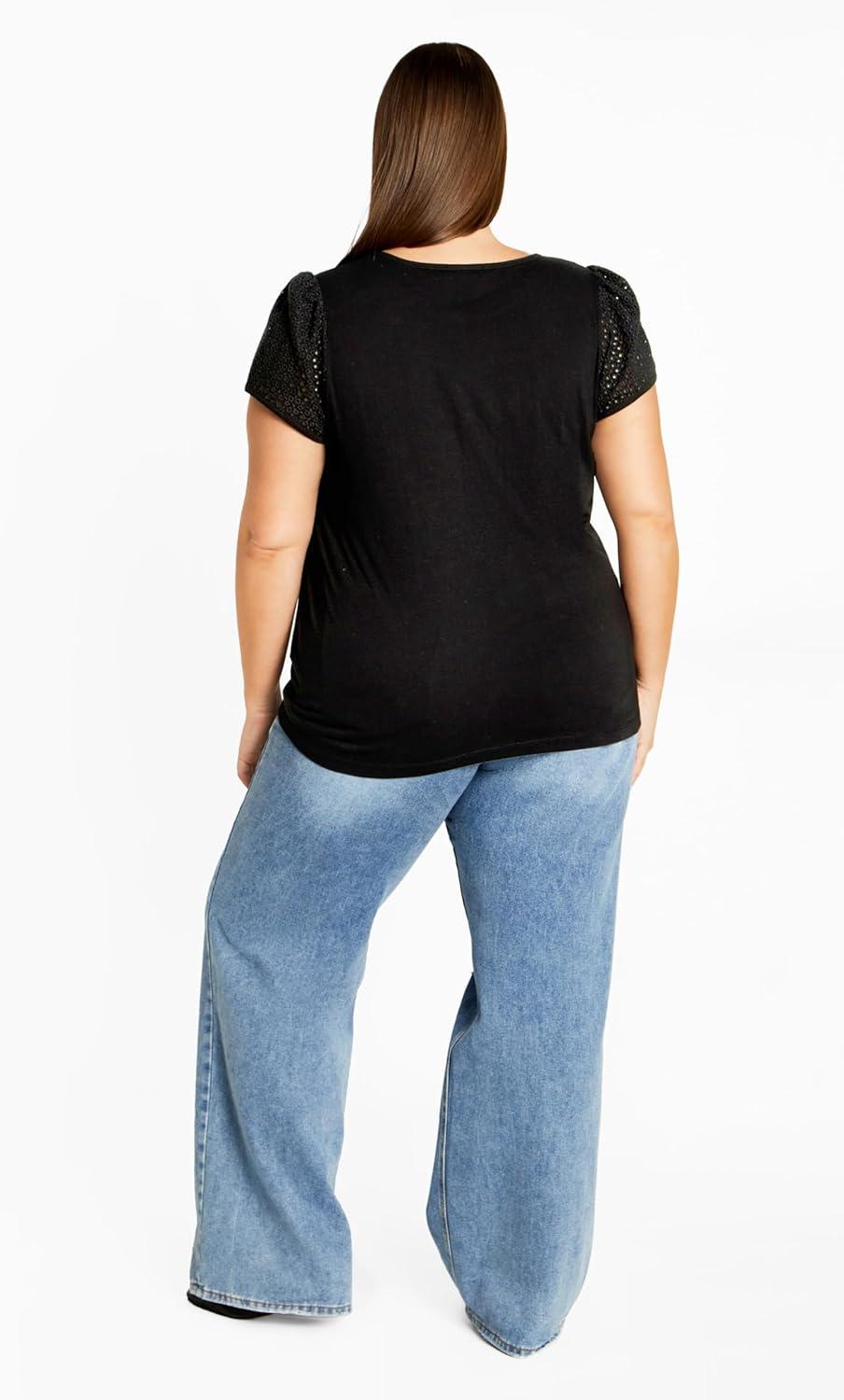 image:imageCity Chic Plus Size Top Linny TopBlack