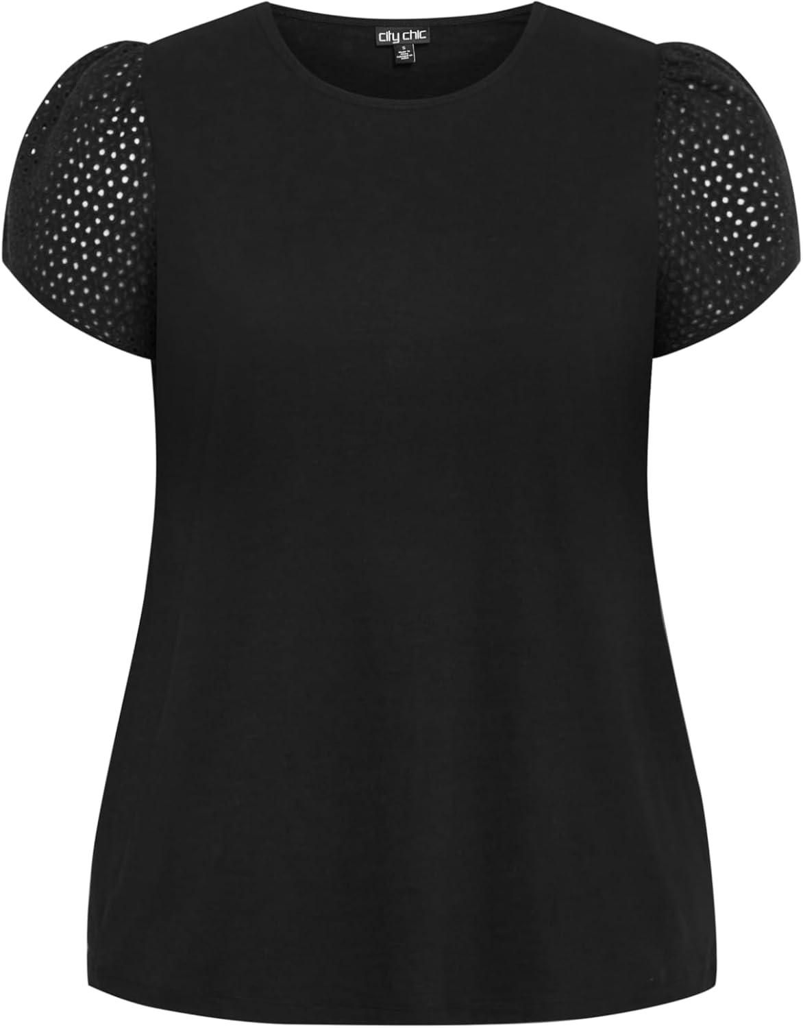 image:imageCity Chic Plus Size Top Linny TopBlack