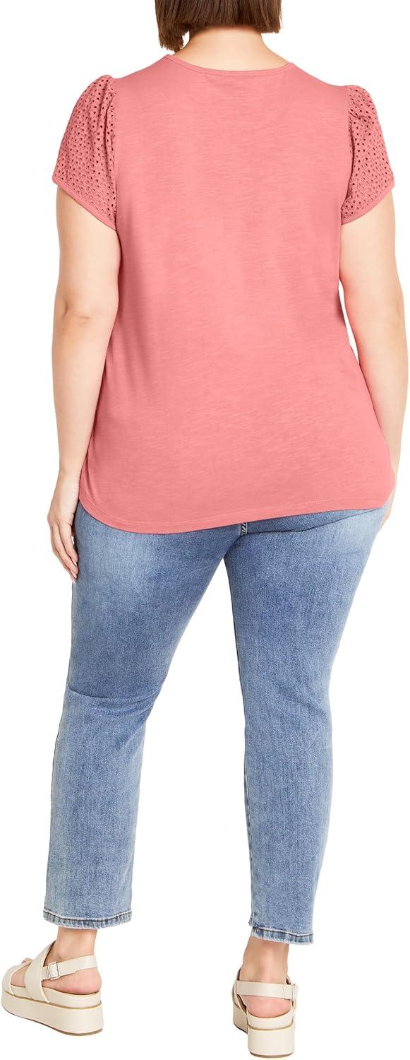 image:imageCity Chic Plus Size Top Linny TopFlamingo