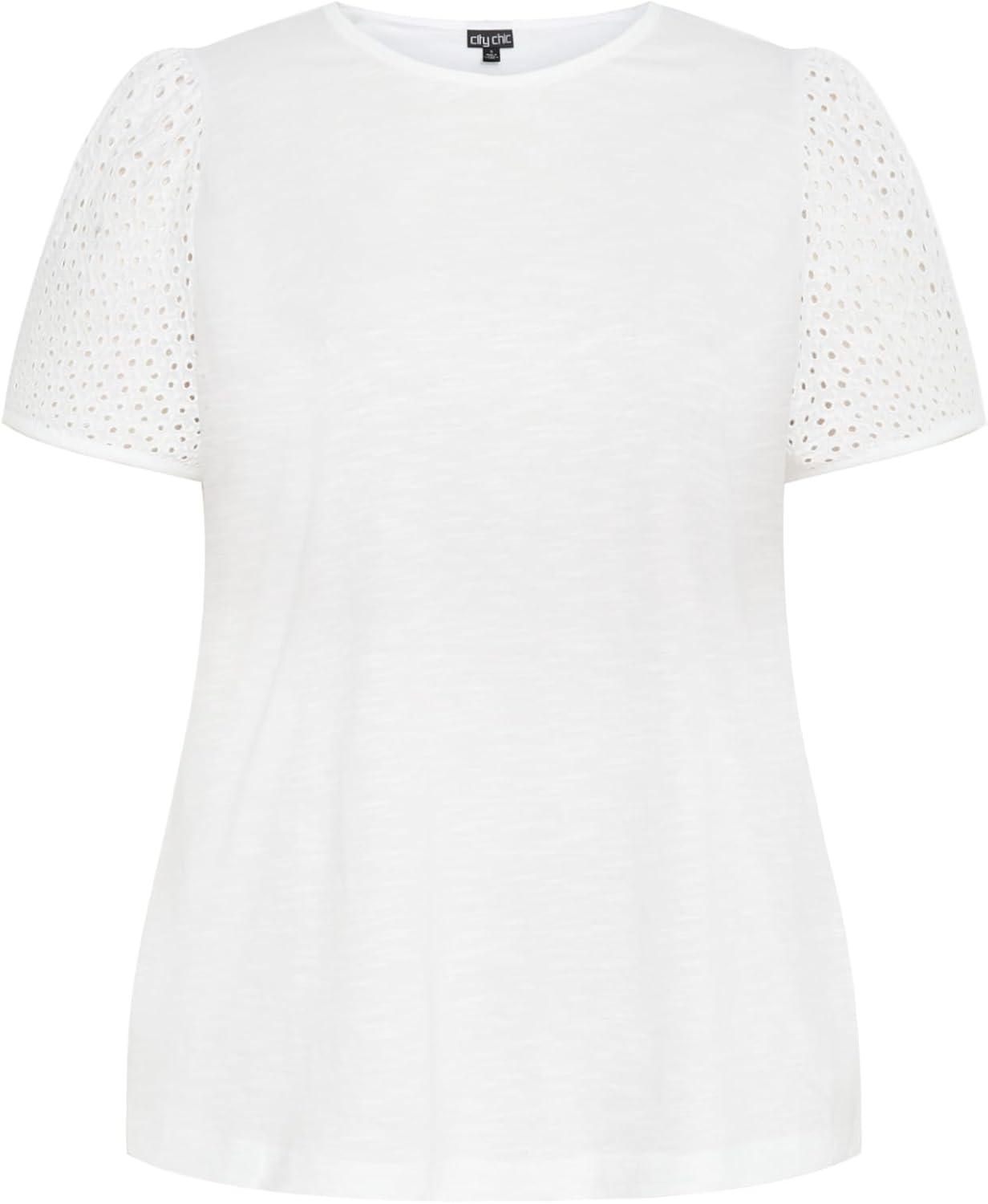 image:imageCity Chic Plus Size Top Linny TopWhite