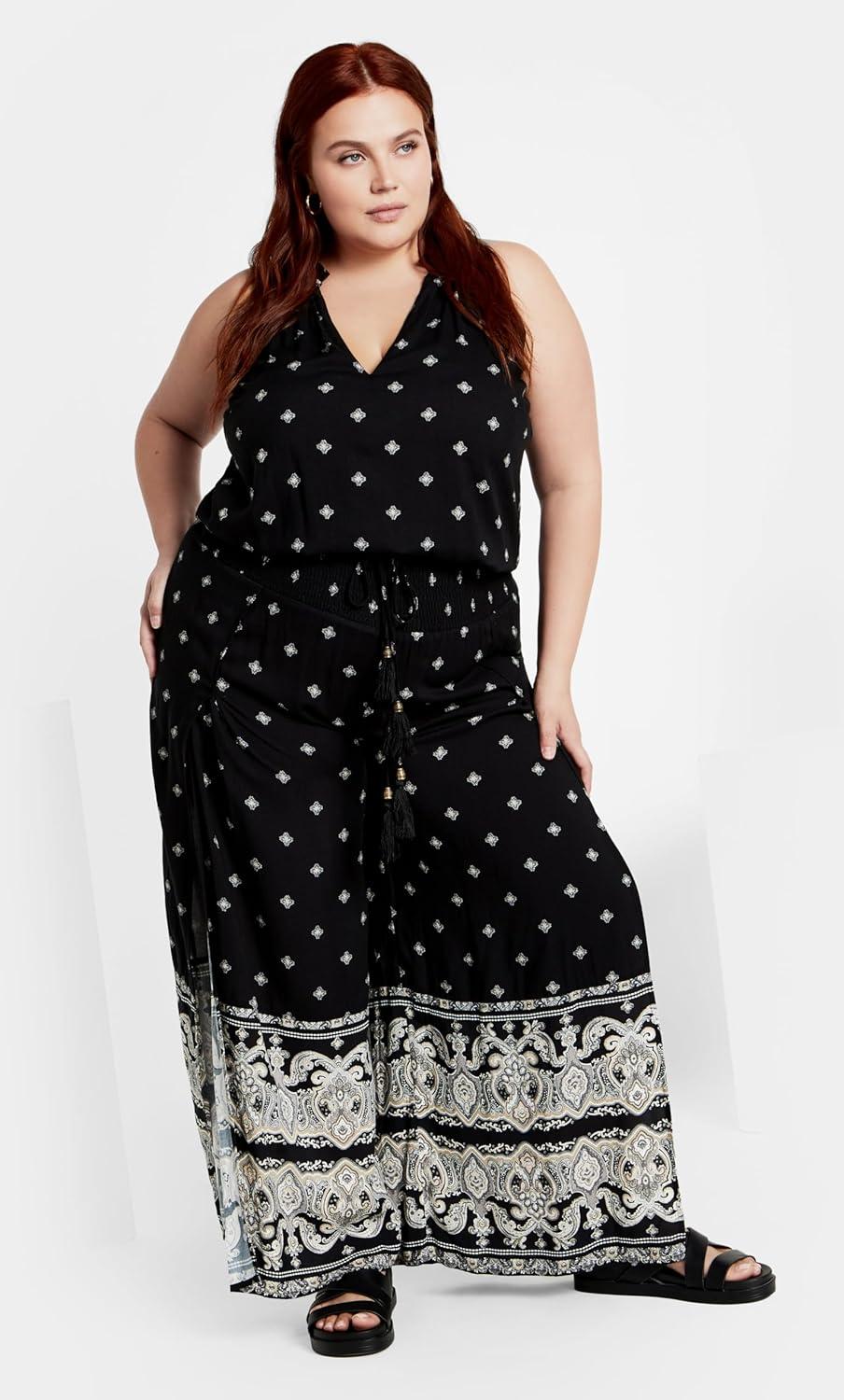 image:imageCity Chic Plus Size Top Sky TopBlk Wild Love