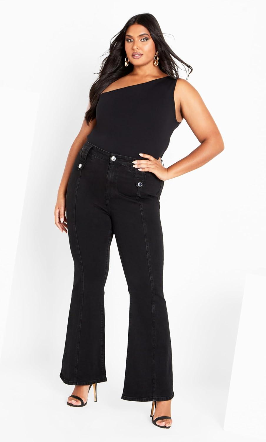 image:imageCity Chic Womens Asha Mia JeanBlack