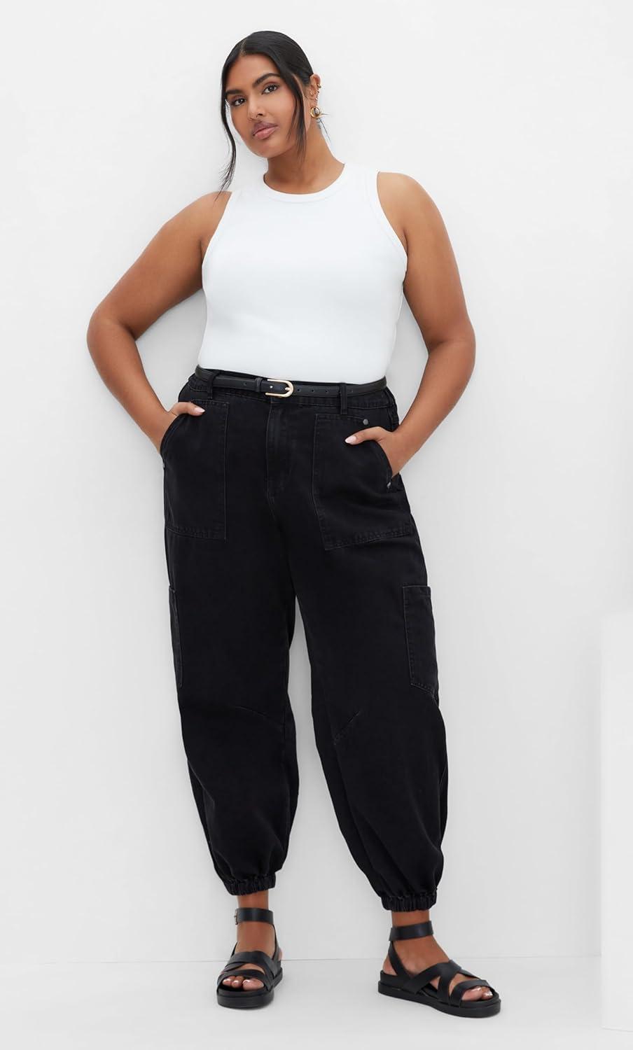 image:imageCity Chic Womens Jean IonaBlack