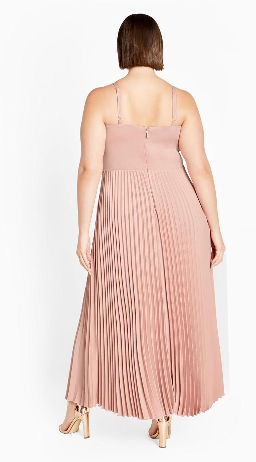 image:imageCity Chic Womens Plus Size Cocktail Dress Ariana MaxiVintage Rose