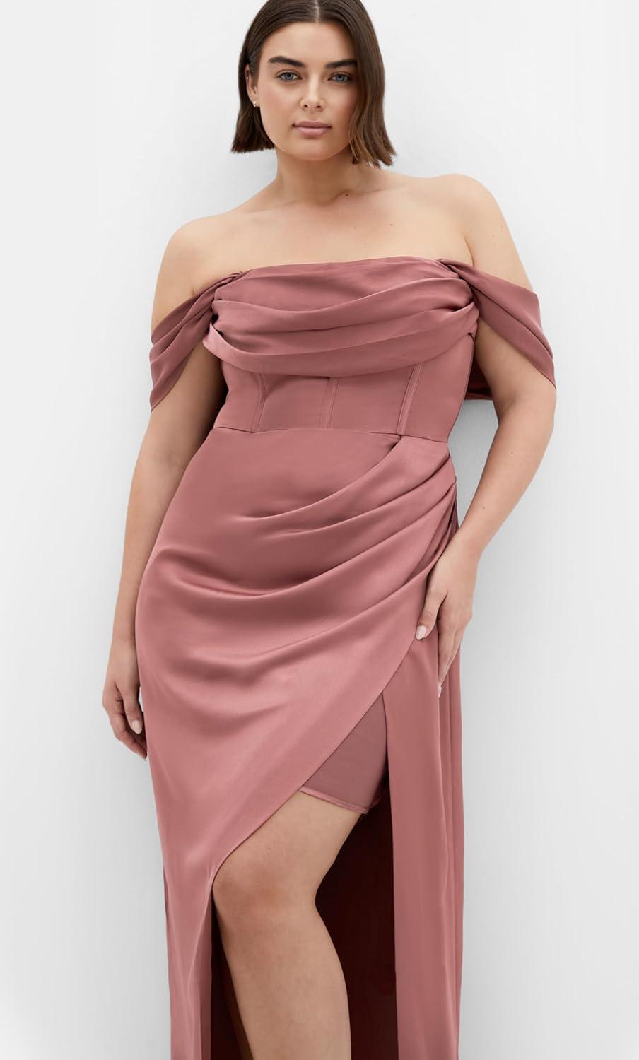 image:imageCity Chic Womens Plus Size Cocktail Dress Forbidden Love MaxiPink