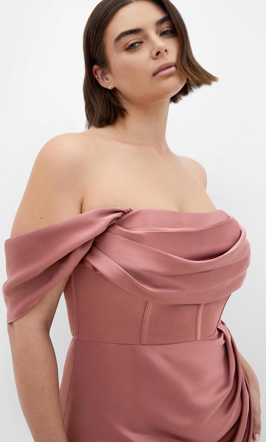 image:imageCity Chic Womens Plus Size Cocktail Dress Forbidden Love MaxiPink
