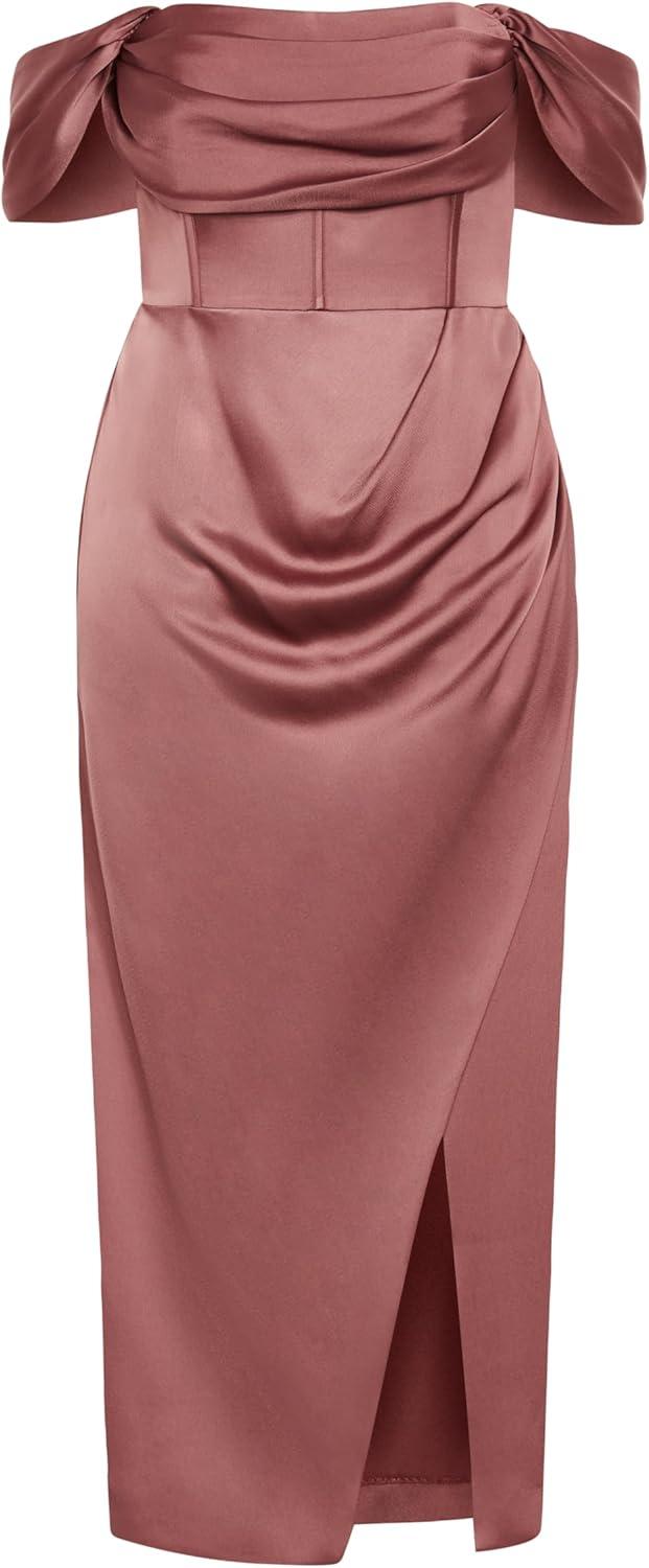 image:imageCity Chic Womens Plus Size Cocktail Dress Forbidden Love MaxiPink