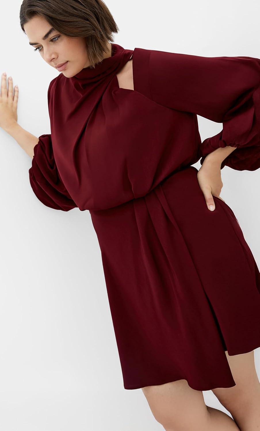 image:imageCity Chic Womens Plus Size Cocktail Dress Jaylee MiniPlum