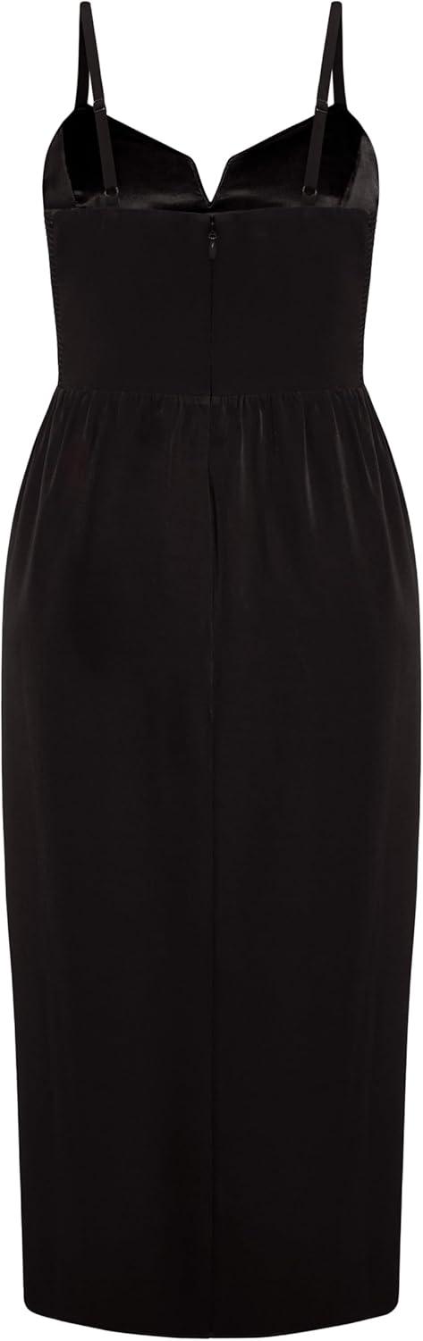 image:imageCity Chic Womens Plus Size Cocktail Dress Sassy VBlack